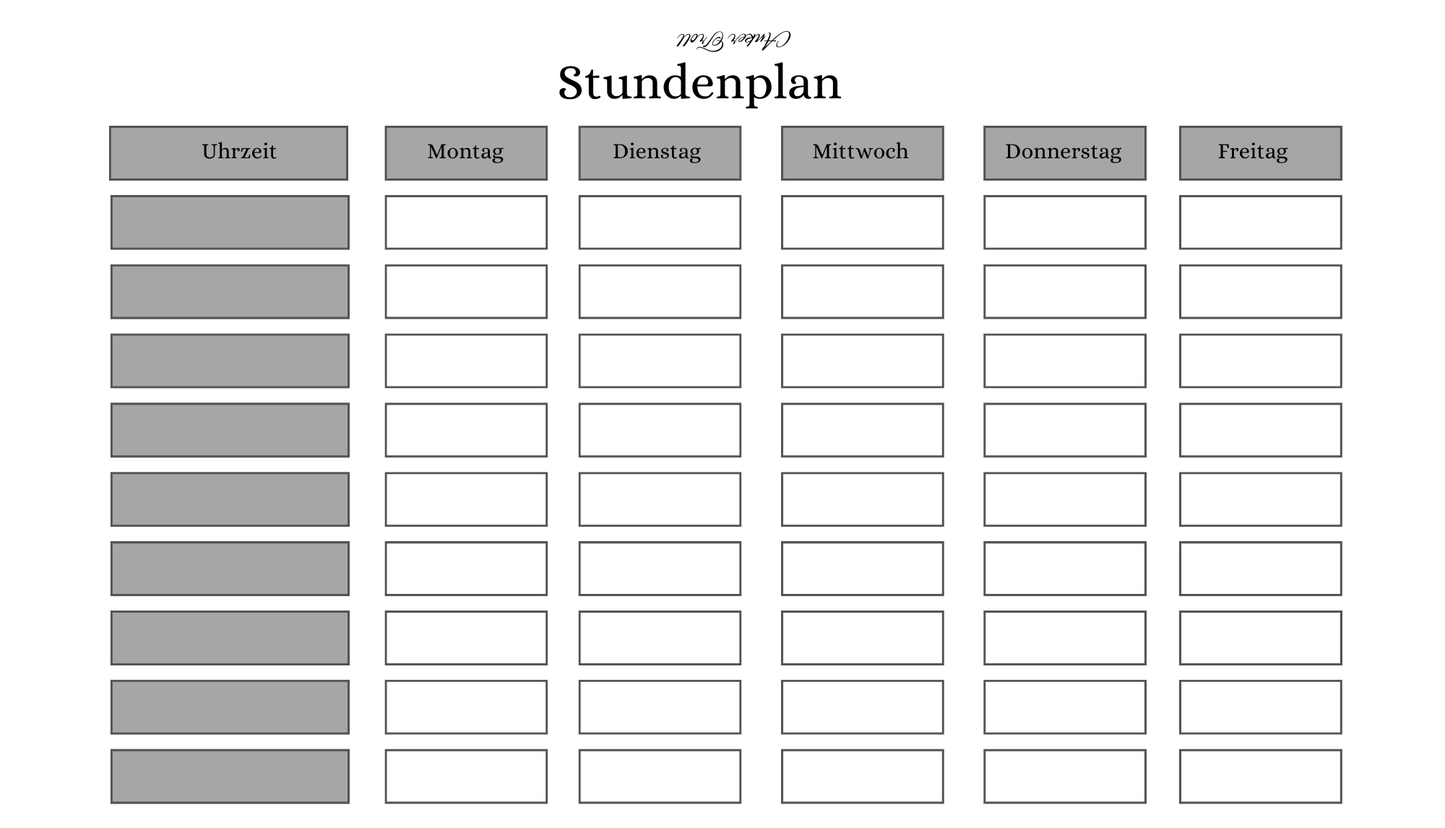 Personal Einlagen Kalendereinlagen , Schule, Notenübersicht, Stundenplan, Notizpapier