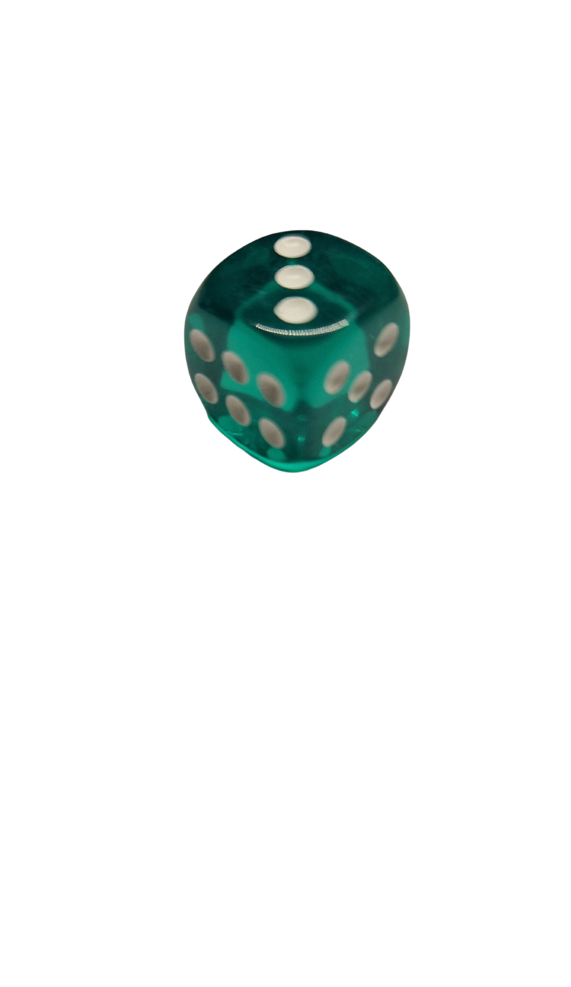 Würfel, transparent 6er Würfel, Spielwürfel