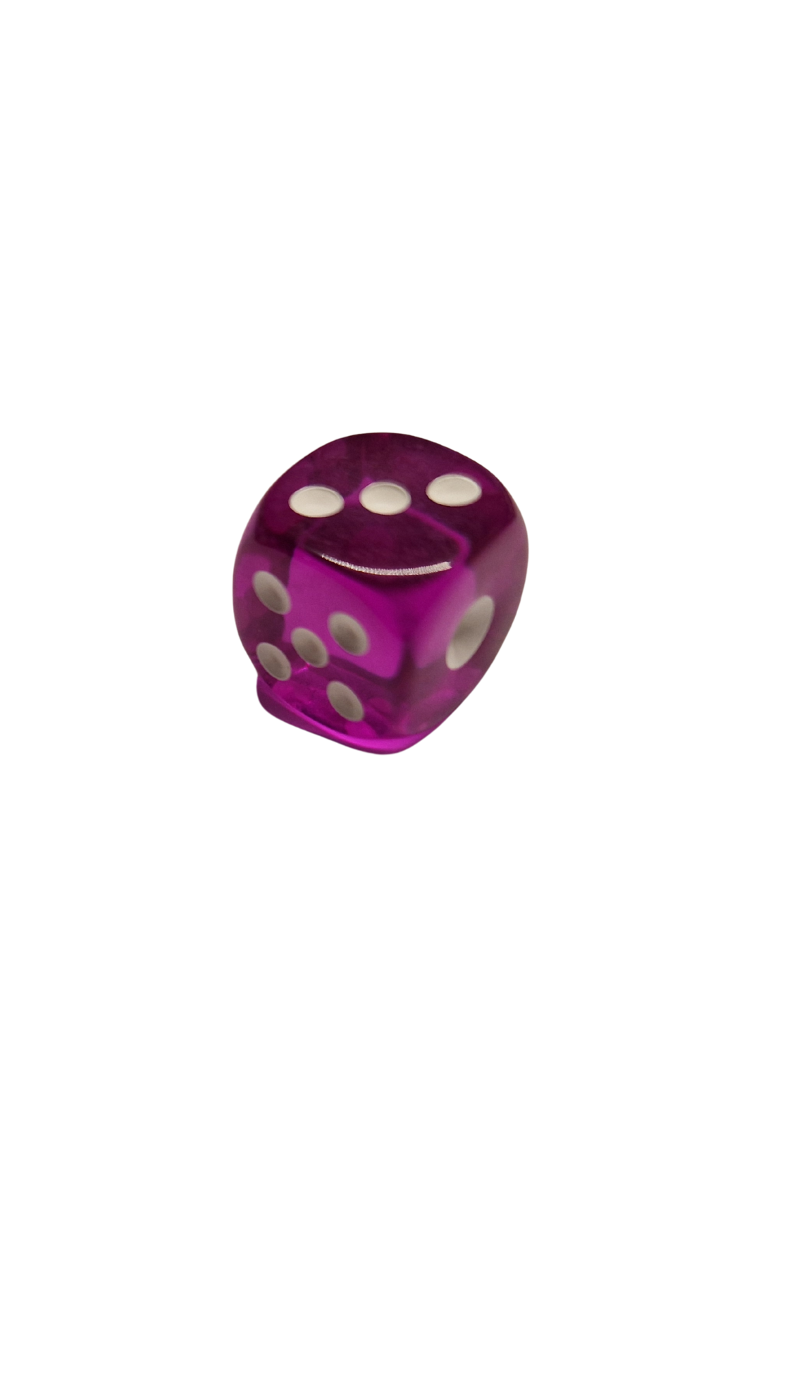 Würfel, transparent 6er Würfel, Spielwürfel