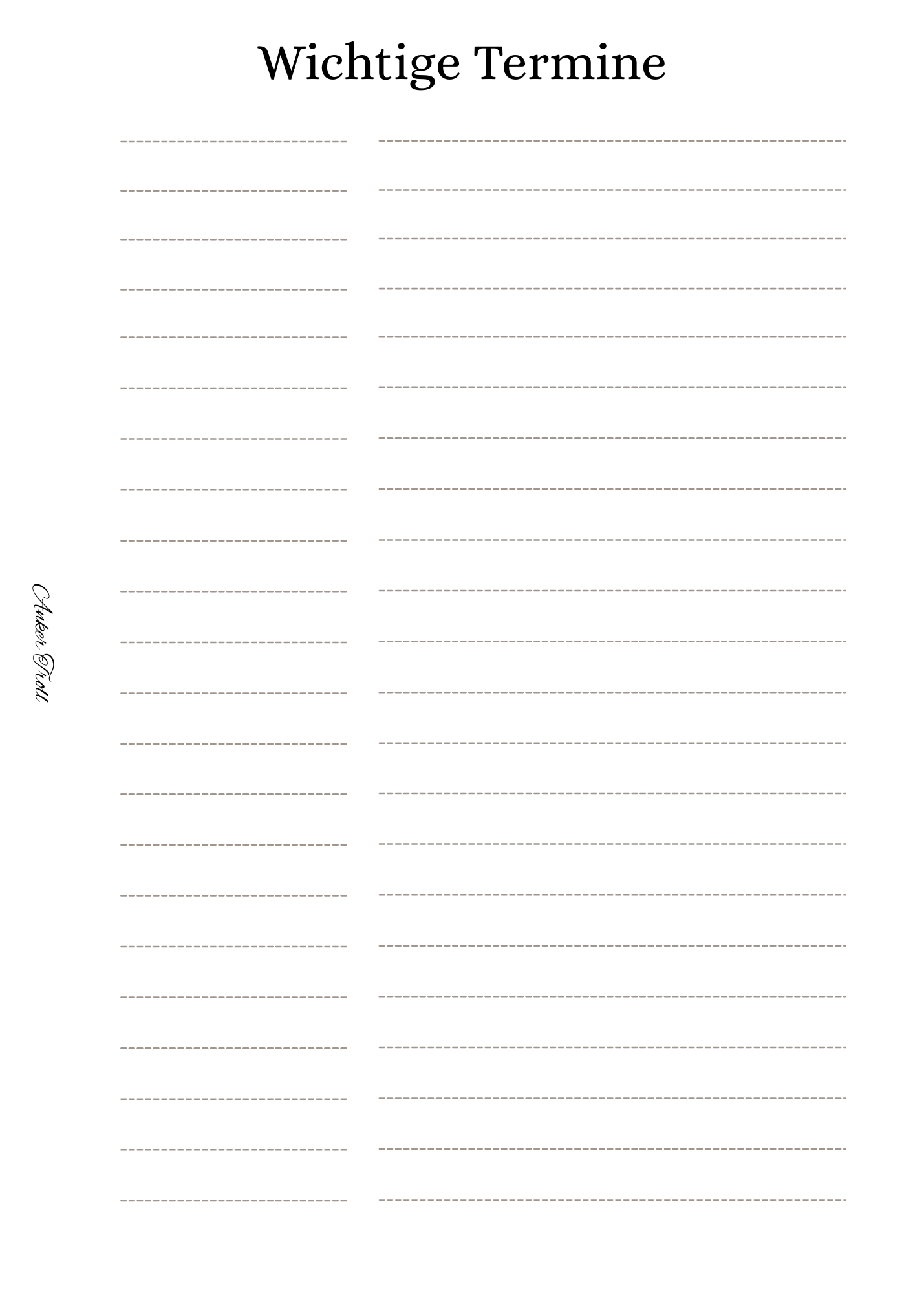 Personal Einlagen Kalendereinlagen , Schule, Notenübersicht, Stundenplan, Notizpapier
