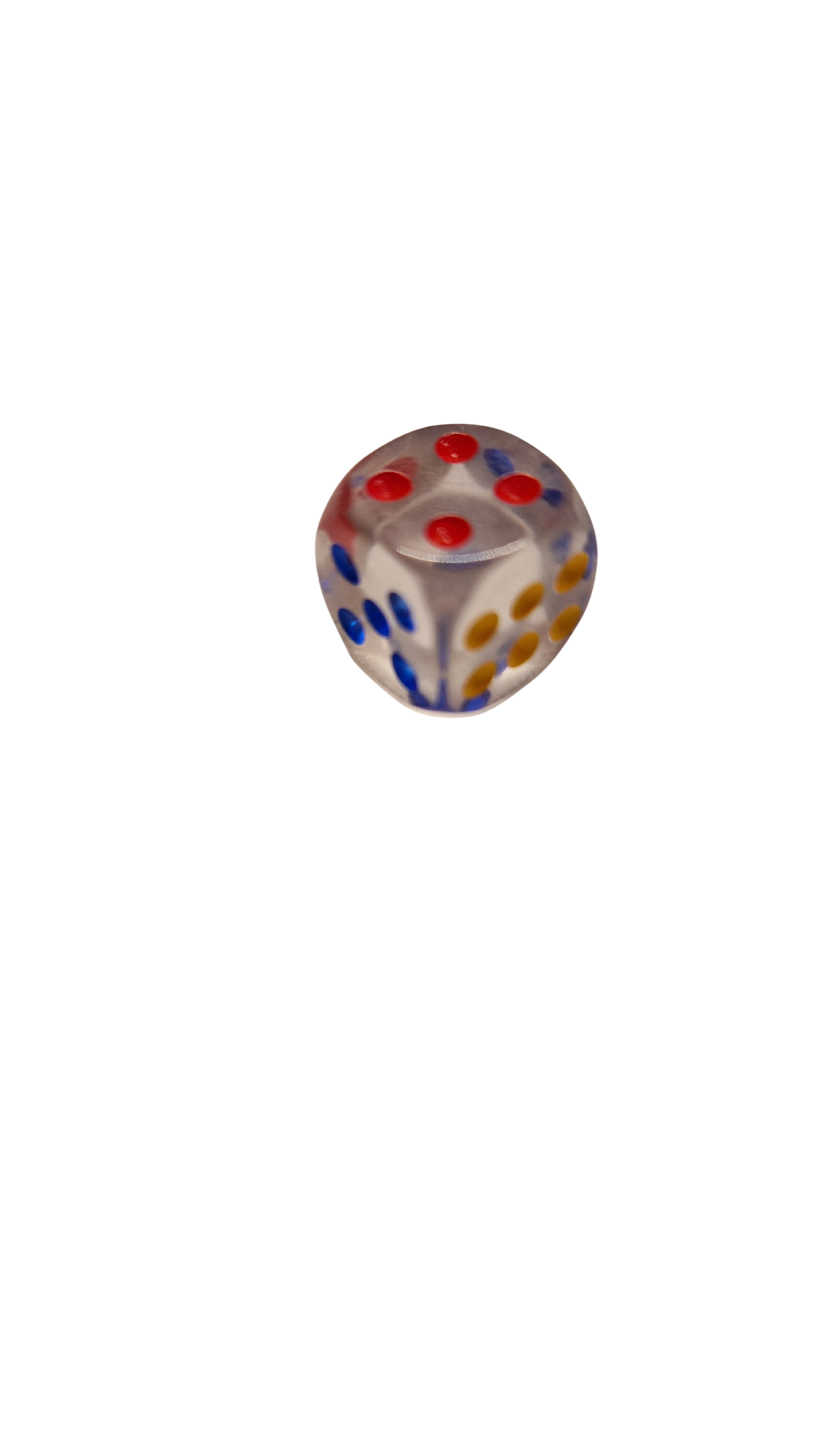 Würfel, transparent 6er Würfel, Spielwürfel
