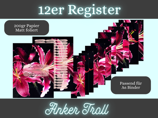 Zufalls-Register 12er Lilie