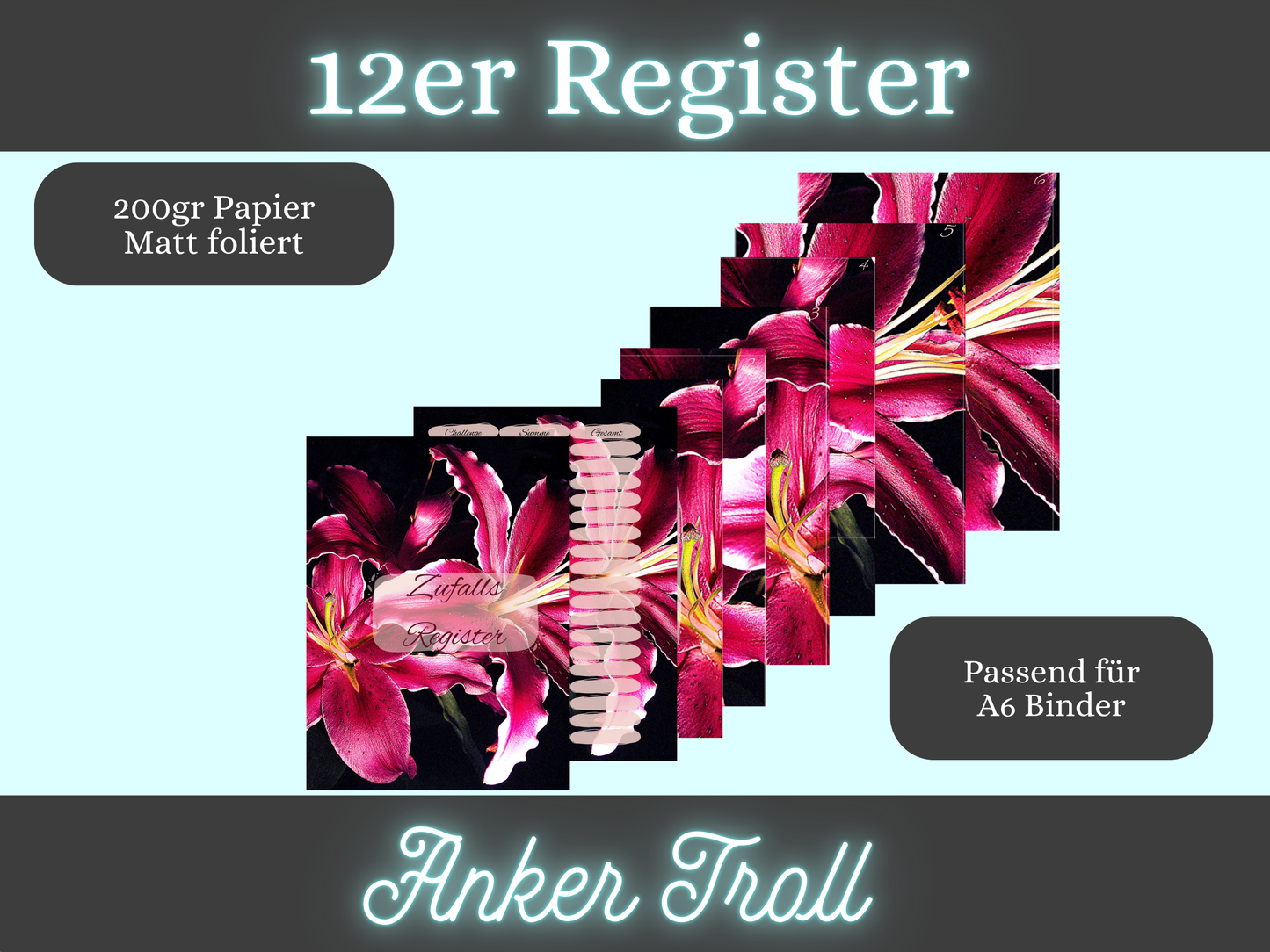 A6 Zufalls-Register 6er