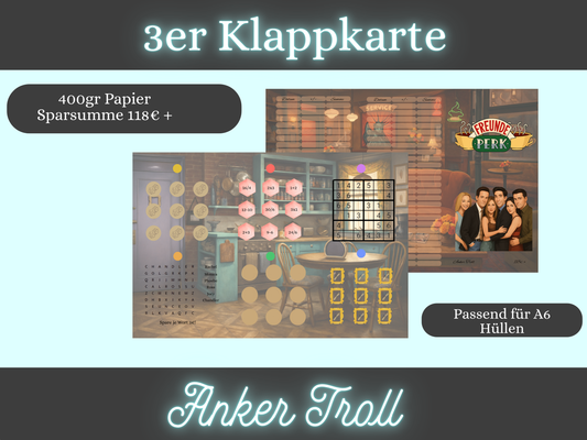 Serien-Set , Serien-Marathon, 3er Klappkarte